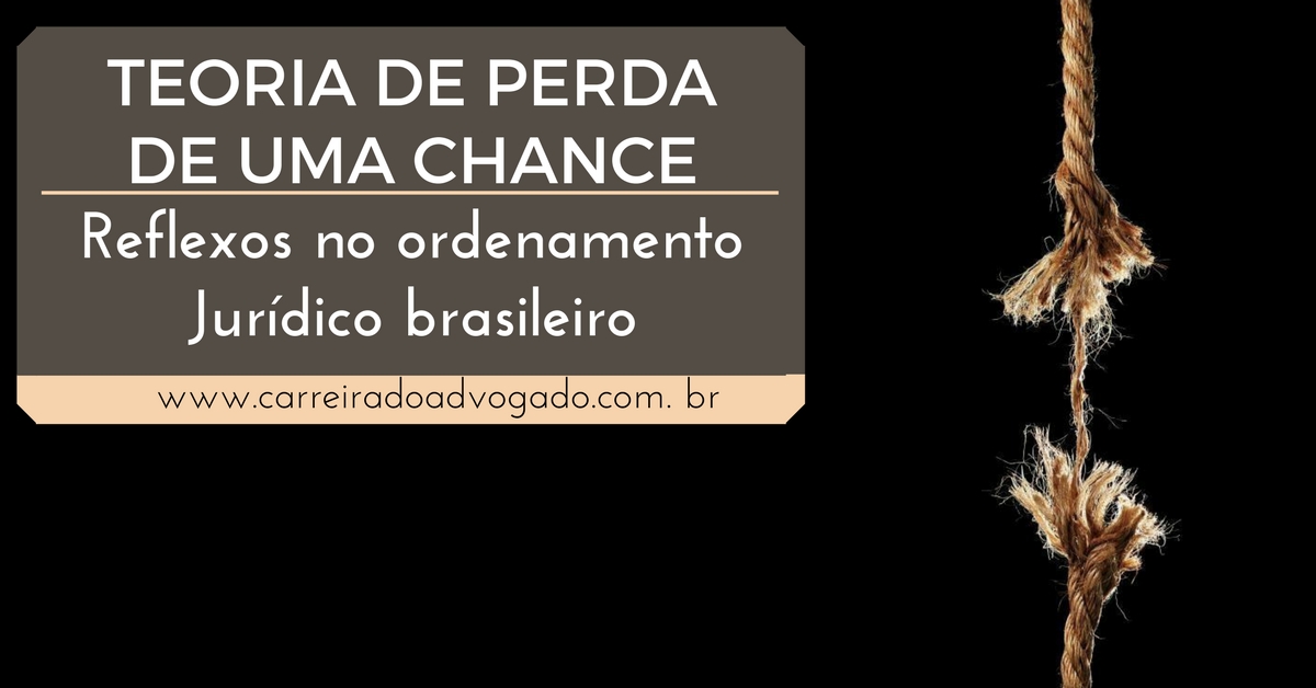 TEORIA DE PERDA DE UMA CHANCE: Reflexos no ordenamento jurídico brasileiro